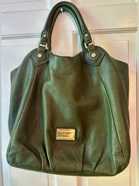 Marc Jacobs Francesca Classic Q Satchel Large  Tourmaline Green , Gold Hardware